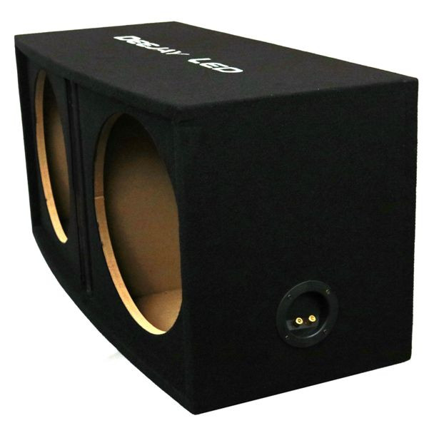 15インチスピーカーBOX ② DEEJAY LED 2X15ROUNDVENTED - Double 15-in Vented Round Woofer