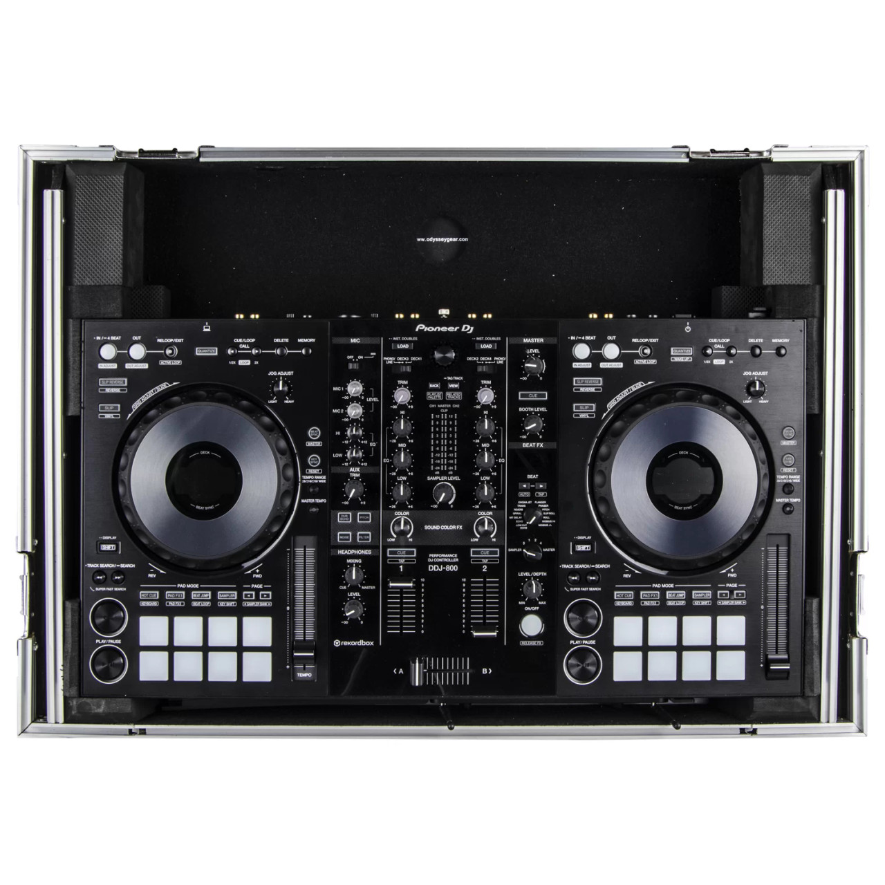 ODYSSEY Pioneer DDJ-800 / XDJ-RR Flight Case with Bottom 1U