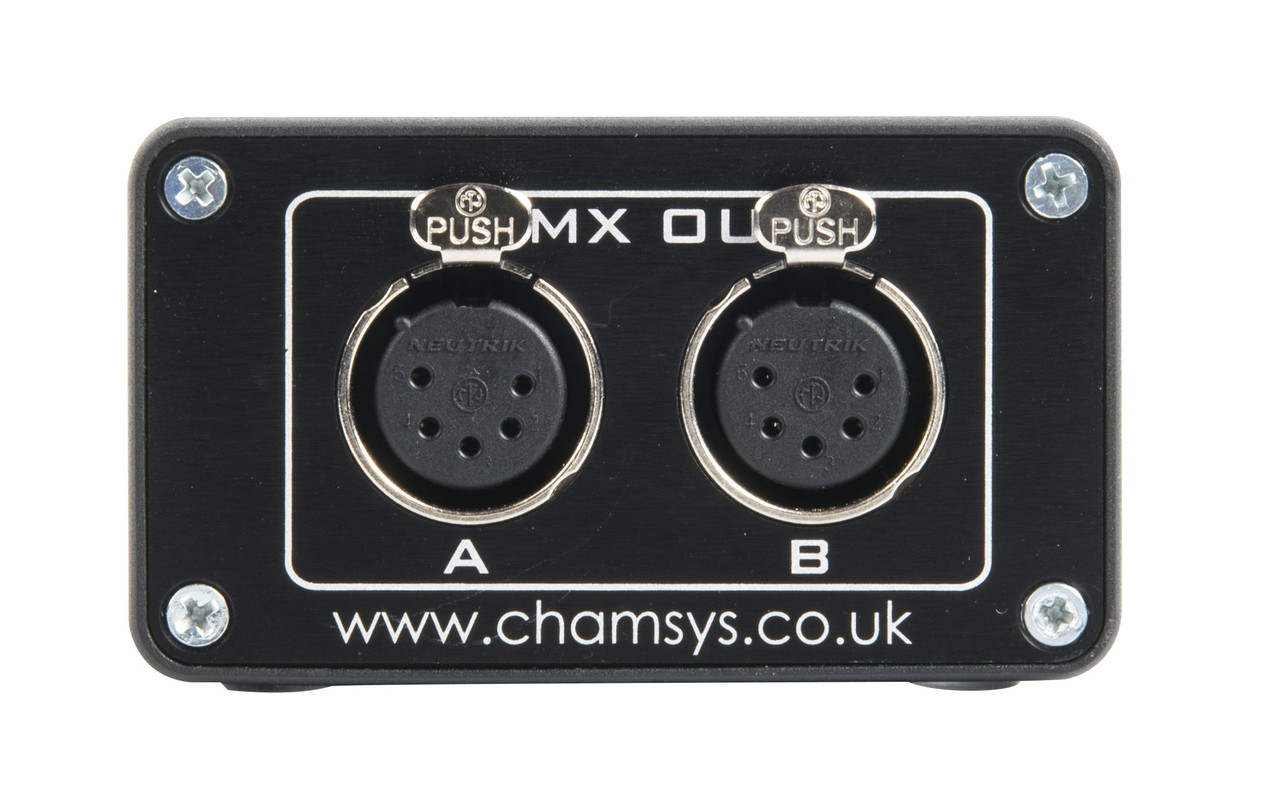 ChamSys CHAMUSB2UNIVDMX512 - MagicQ USB Two Universe DMX512 Interface