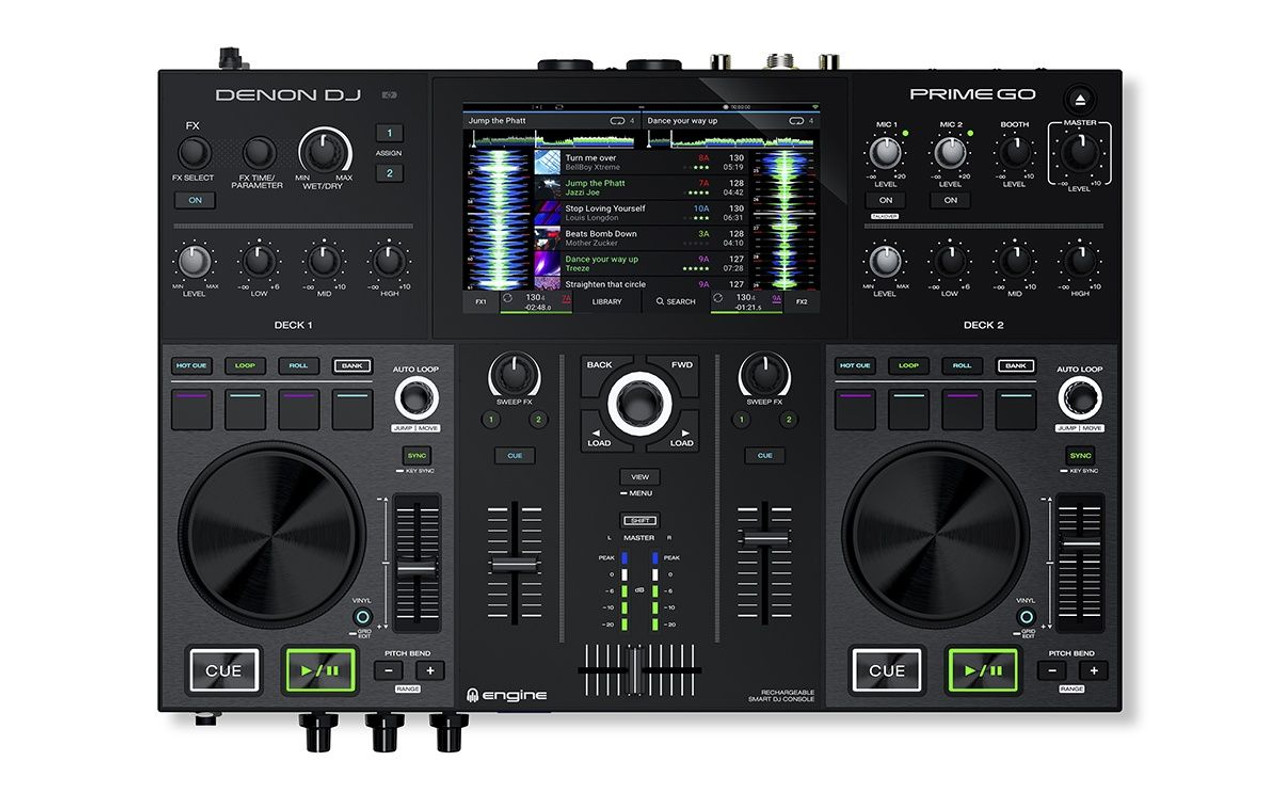 Denon DJ PRIMEGOXUS - PRIME GO - 2-Deck Rechargeable Smart