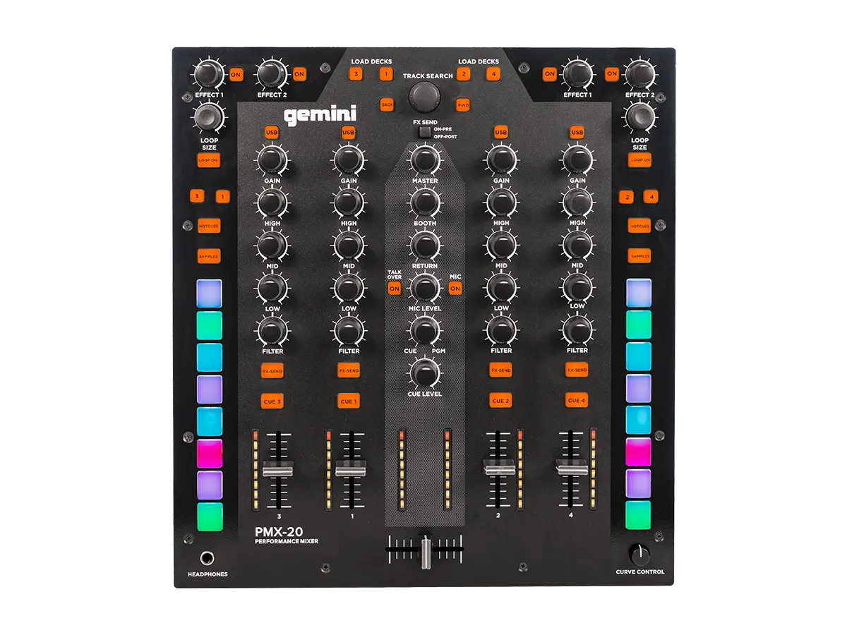 Gemini PMX-20 デジタルパフォーマンスミキサー 本体 Gemini PMX-20
