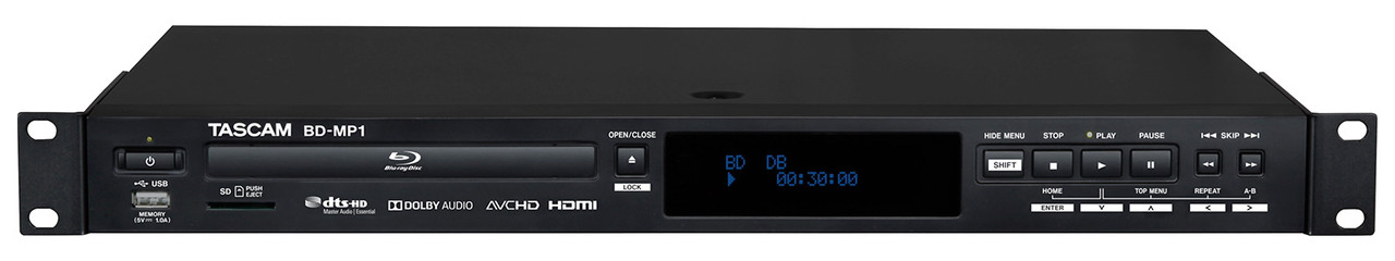 Tascam BD-MP1 - BLU RAY AND MEDIA PLAYER