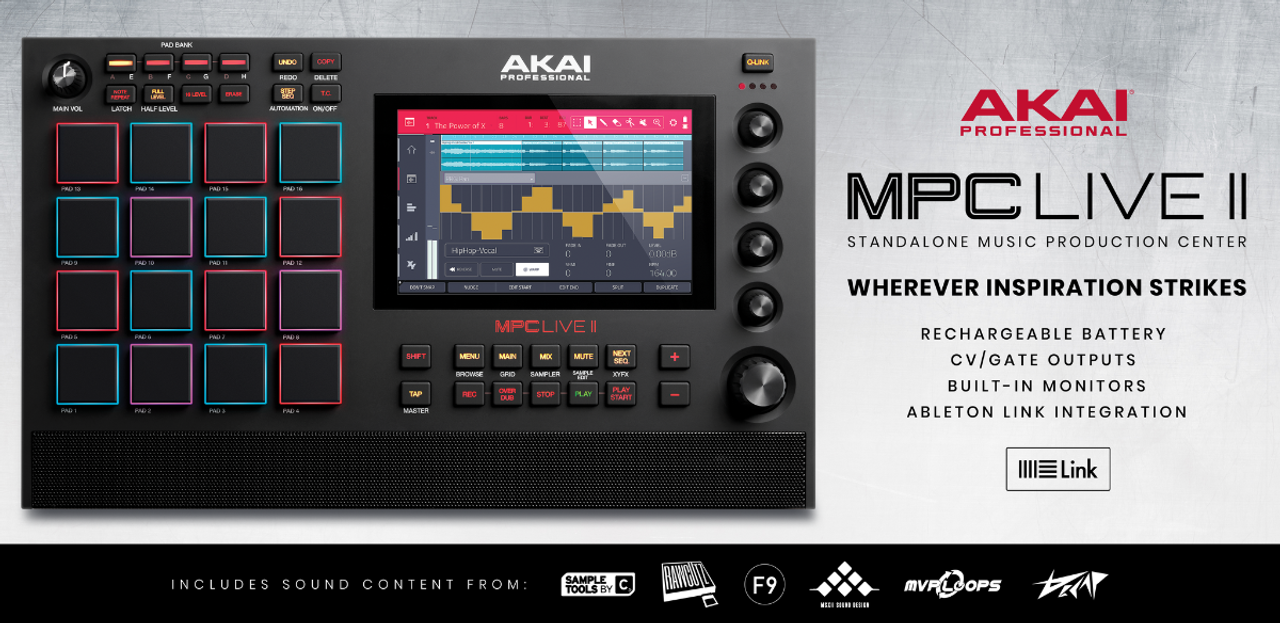 Akai MPC LIVE II Standalone MPC W/7