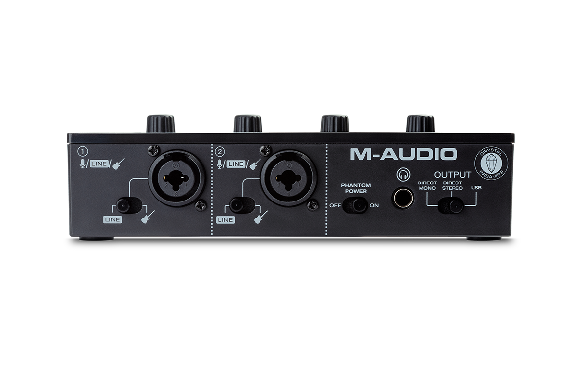 M-Audio MTRACKDUO 2-IN 2-OUT USB AUDIO INTERFACE