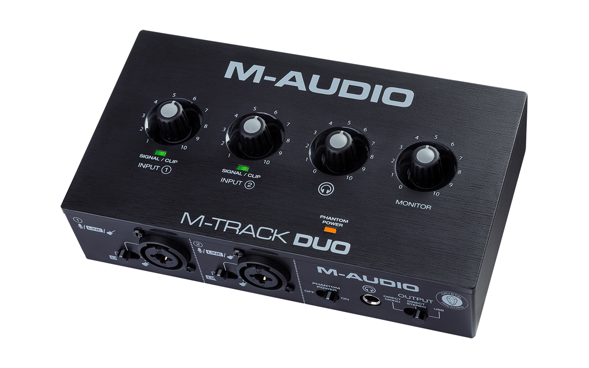 M-Audio MTRACKDUO 2-IN 2-OUT USB AUDIO INTERFACE
