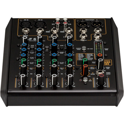 RCF F6-X 6 Channel Mixer w/ FX