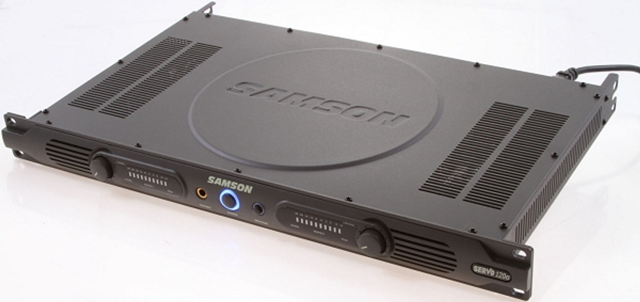SAMSON ステレオ・パワーアンプ SERVO300 Amazon | SAMSON パワーアンプ SERVO300 | プロ用パワーアンプ