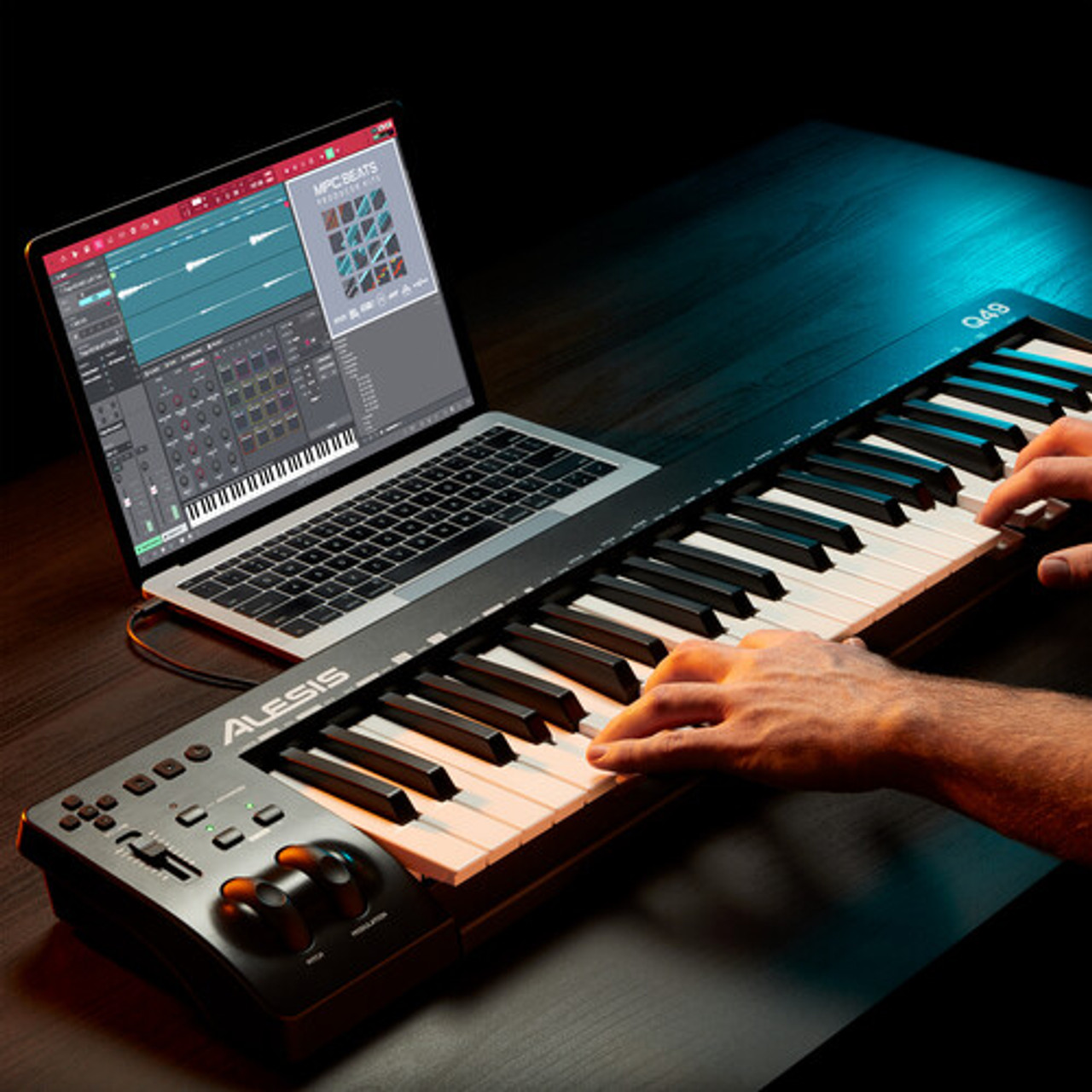 ALESIS Q49 MIDIキーボード / コントローラー Amazon.com: Alesis Q49 MKII - 49 Key USB MIDI Keyboard