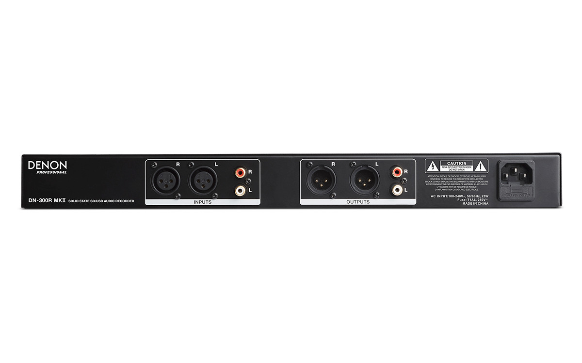 Denon Professional DN300RMKIIXUS Solid-State SD/USB Audio Recorder