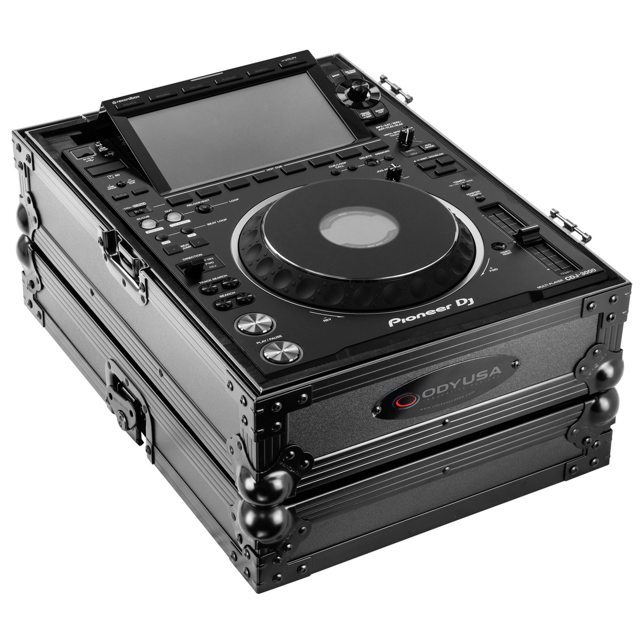 Odyssey Pioneer DJ CDJ-3000 Flight Case in Black with Removable