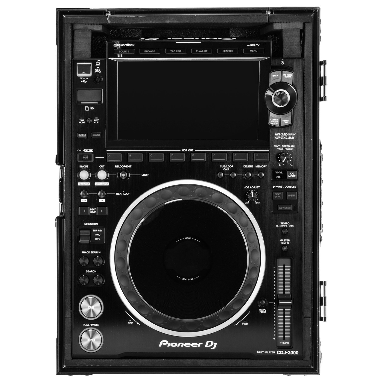 Odyssey Pioneer DJ CDJ-3000 Flight Case in Black with Removable