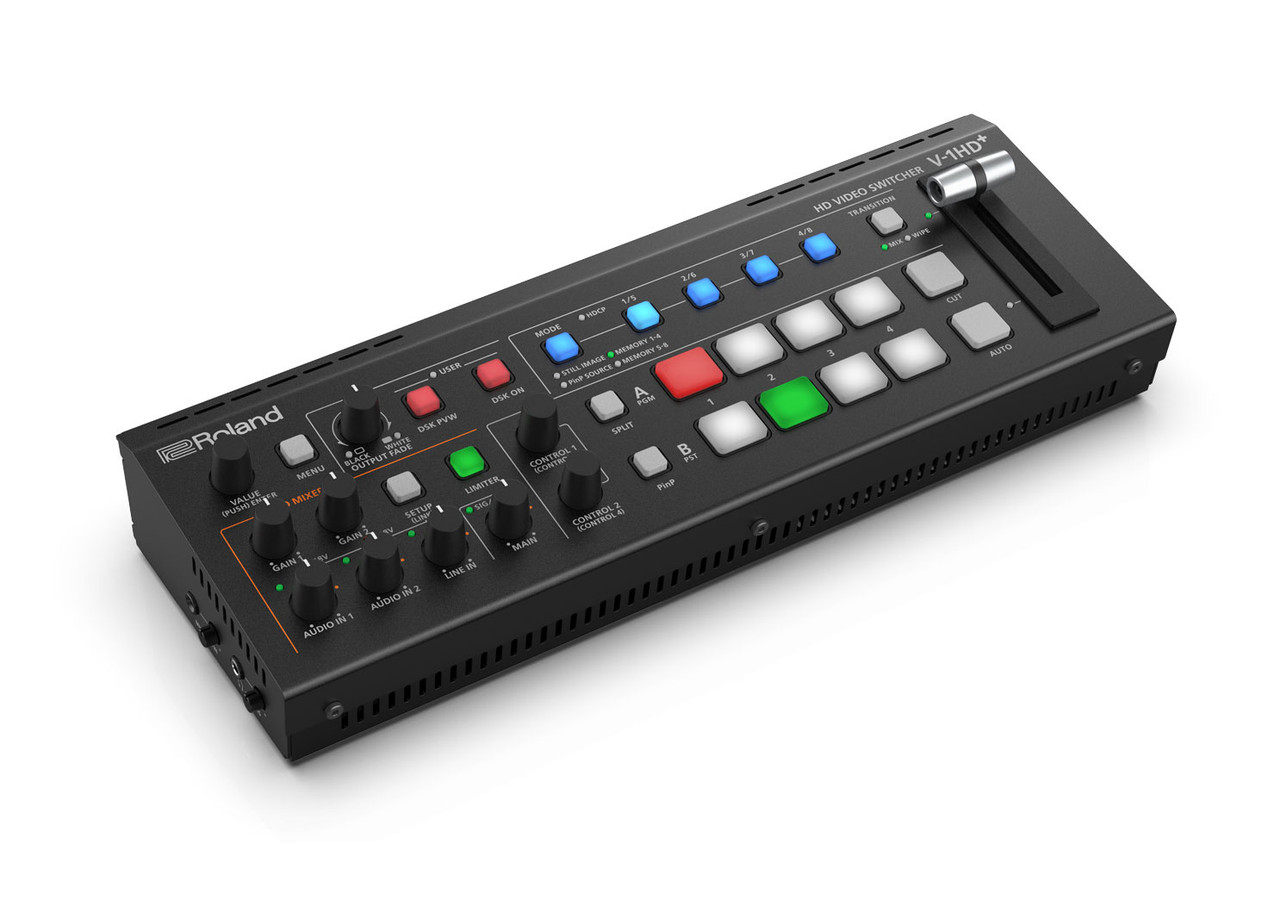 Roland Professional V-1HD PLUS HD Video Switcher - 4 channel HDMI
