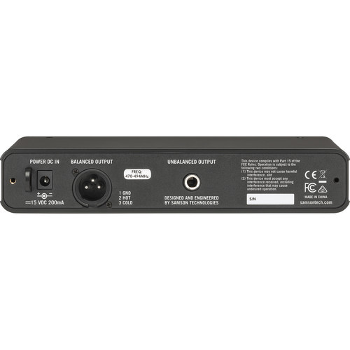 Samson SWC88XAH8-K AirLine 88 Wireless Headset System with