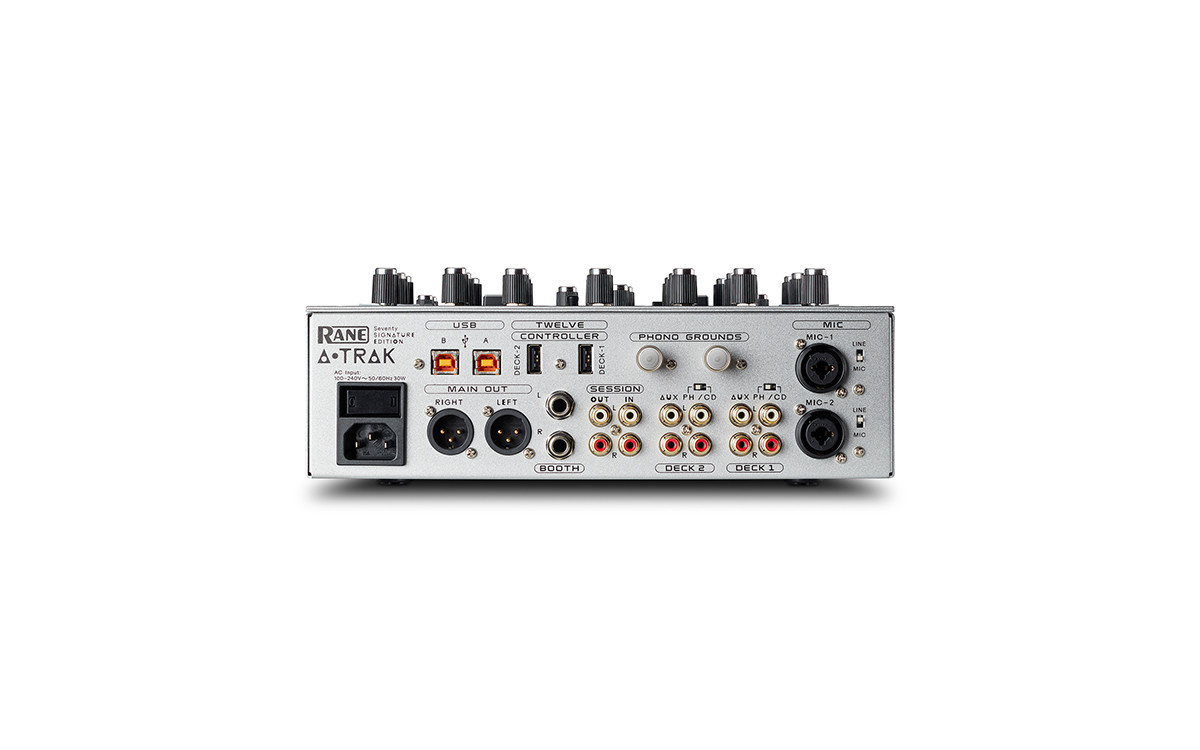 RANE DJ SEVENTY ATRAK 2-CHANNEL SOLID STEEL, PRECISION PERFORMANCE