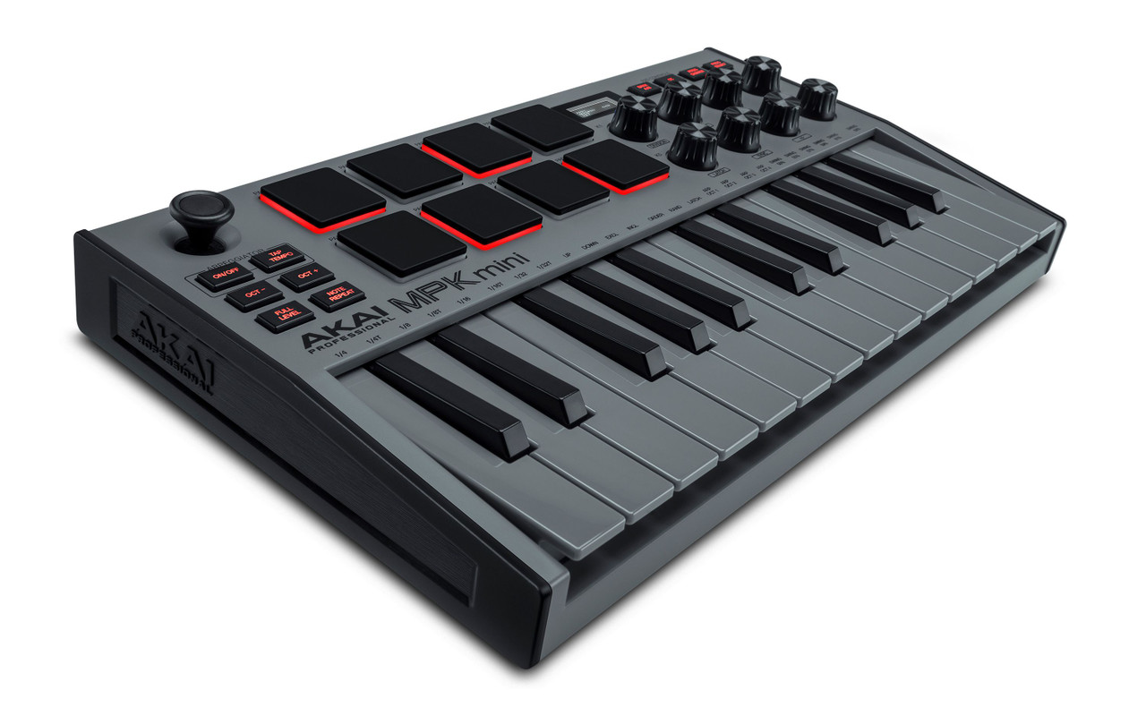 Akai Professional MPK Mini mk3 (grey) Portable USB/MIDI Controller