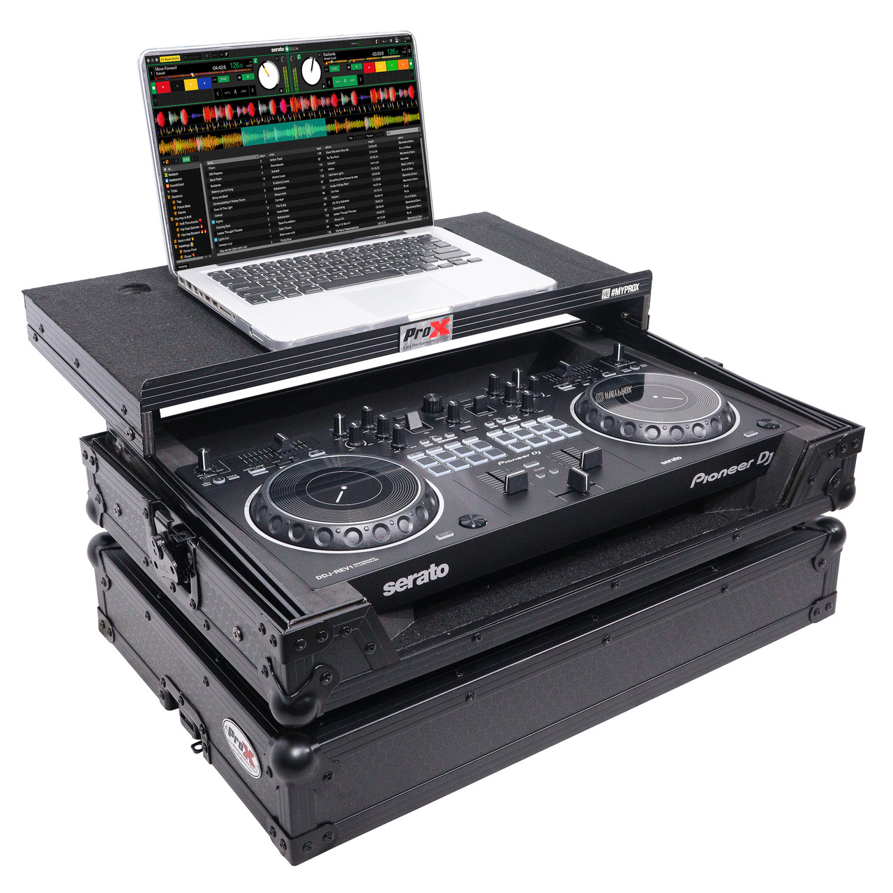 ProX X-DDJREV1 LTBL Fits Pioneer DDJ-REV1 Case BLACK ON