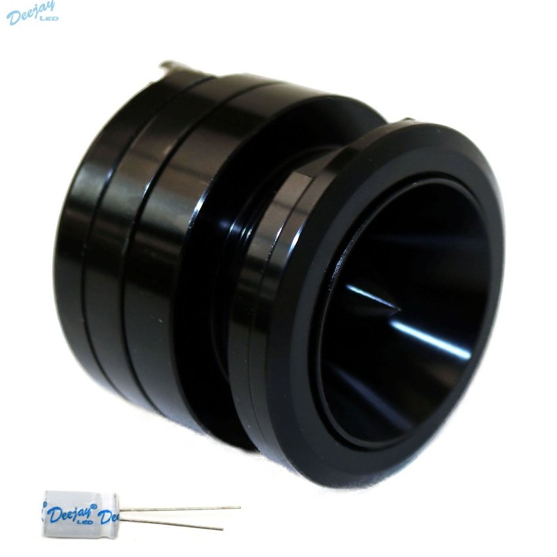 DEEJAY LED TBH35TWEETER Unique panel mount tweeter with Titanium