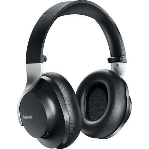 SHURE ワイヤレスヘッドホン ブラック ケース付き SHURE ワイヤレスヘッドフォン ブラック SHURE ワイヤレスヘッドホン