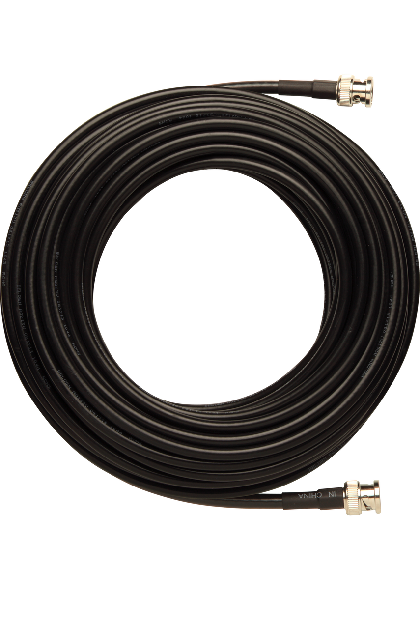 Shure UA8100 100' UHF Remote Antenna Extension Cable BNCBNC RG213/U Type