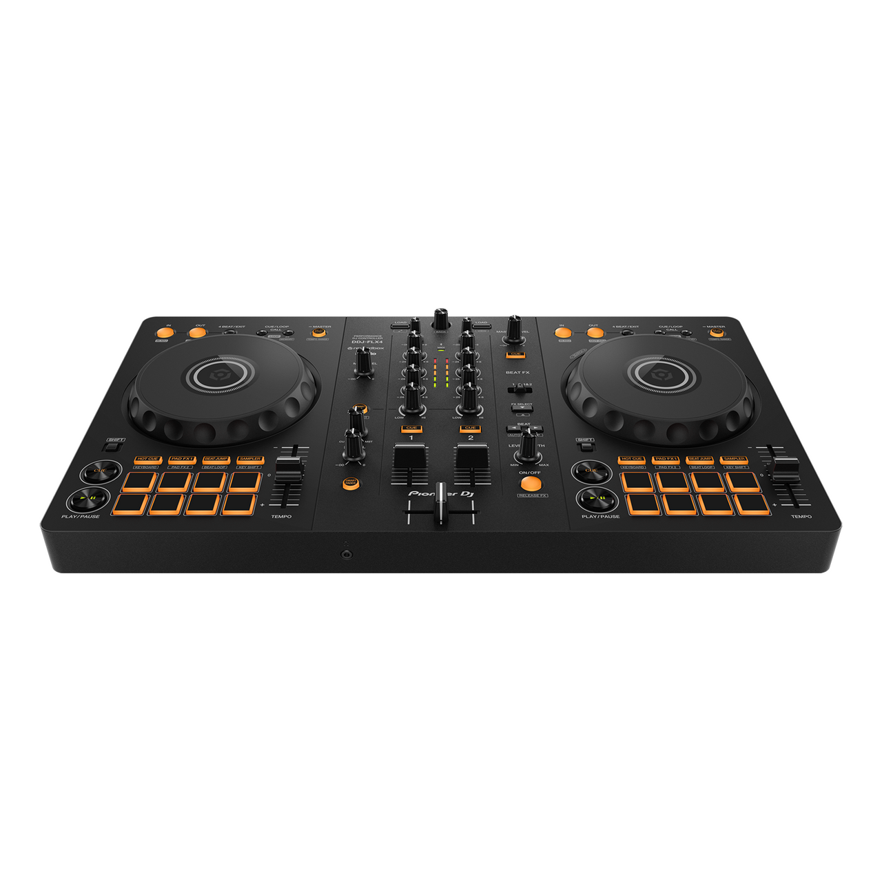 Pioneer DJ DDJ-FLX4 2-deck rekordbox⁄Serato DJ Controller with 