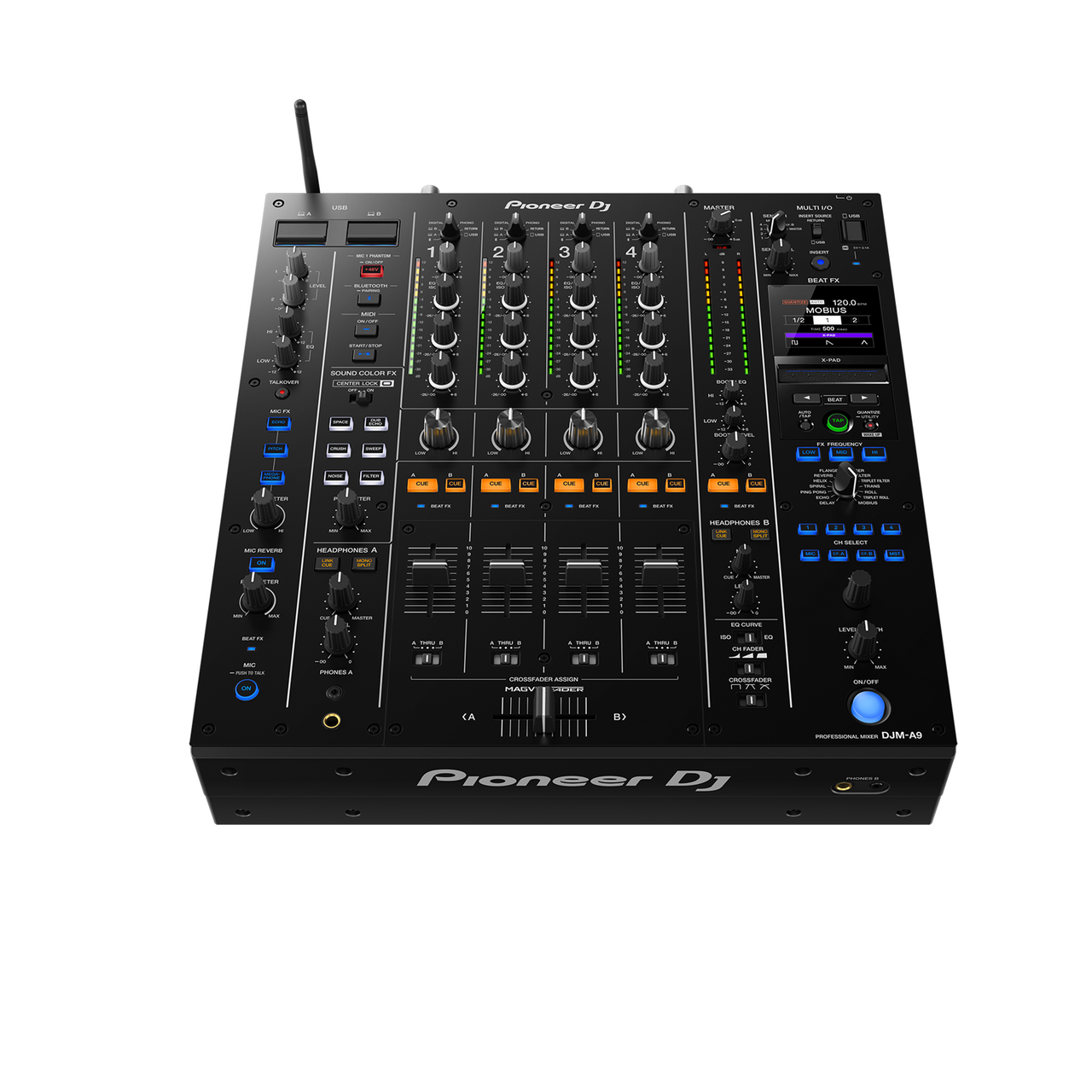 Pioneer DJ DJM-A9 4-Channel DJ Mixer | Gear Club Direct
