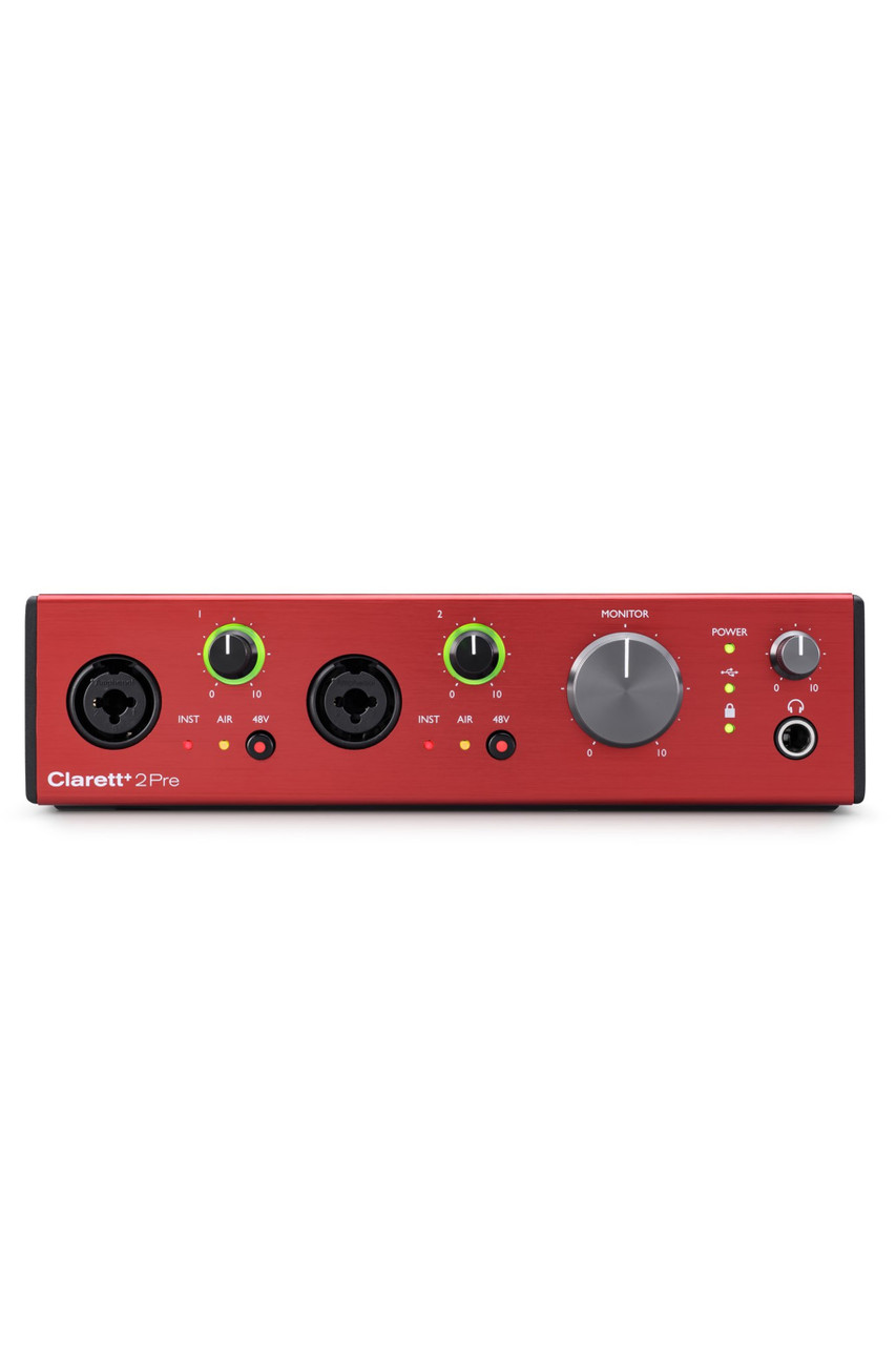 Focusrite Clarett+ 2Pre USB-C Audio Interface Focusrite Clarett+ 2Pre USB-C Audio Interface