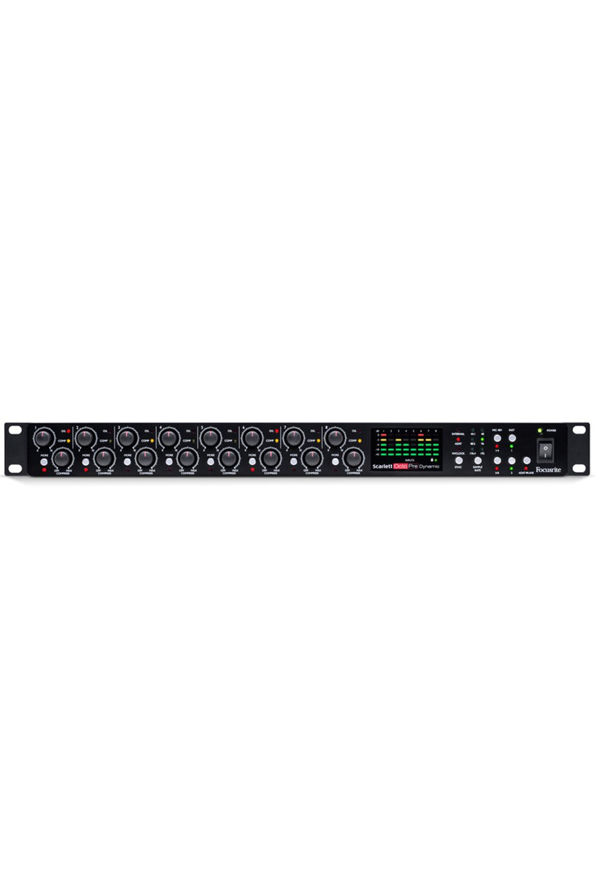 Focusrite Scarlett OctoPre Dynamic 8-channel Microphone