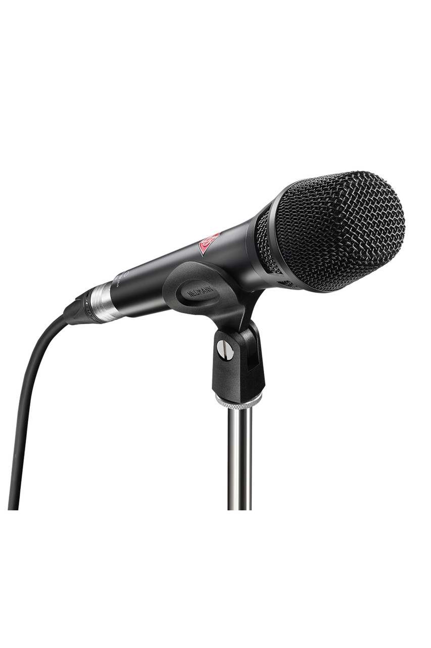 Neumann KMS 104 plus Black - Handheld Stage Mic (Nickel)