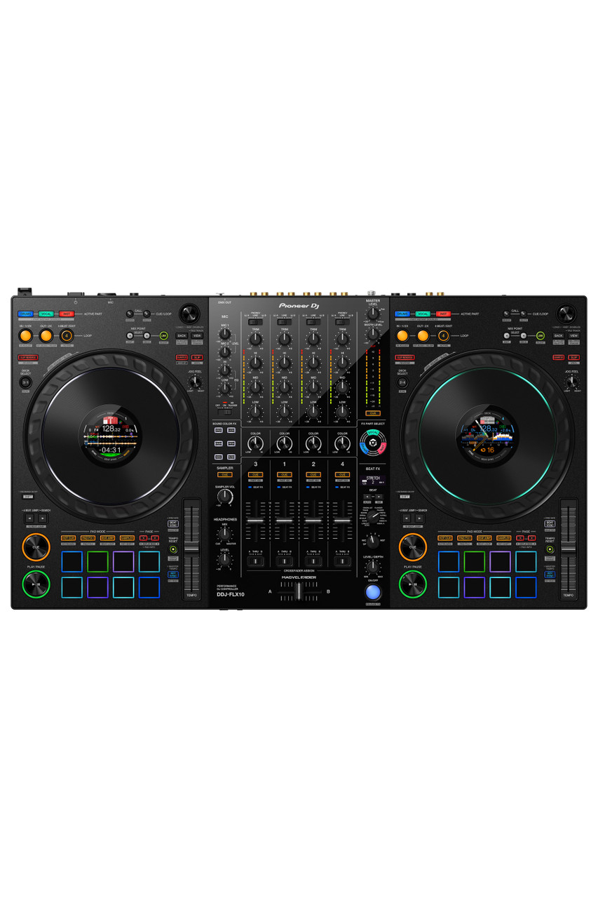 Pioneer DJ DDJ - FLX10 4 Channel controller for rekordbox and Serato DJ Pro