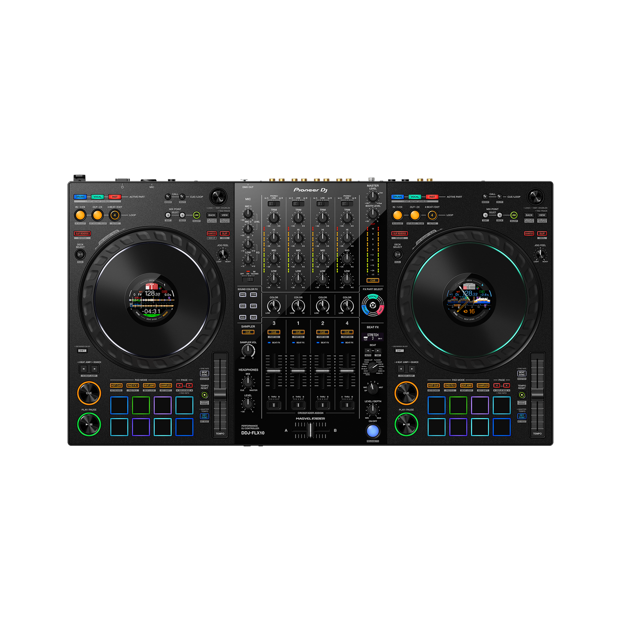 Pioneer DJ DDJ-FLX10 4-Channel DJ Controller | Gear Club Direct
