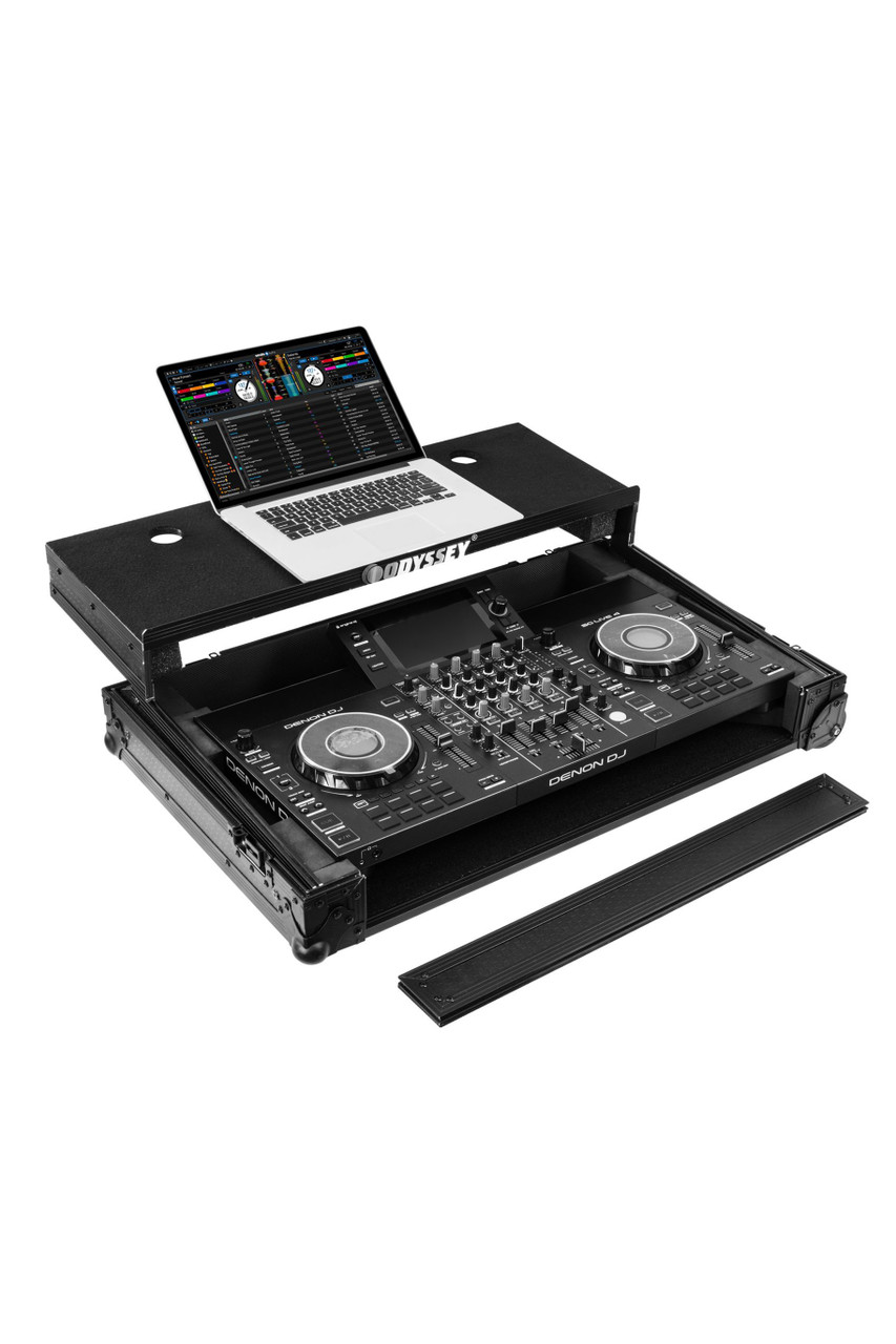 Denon DJ SC LIVE 4 I-Board Flight Case with Glide Style Laptop 