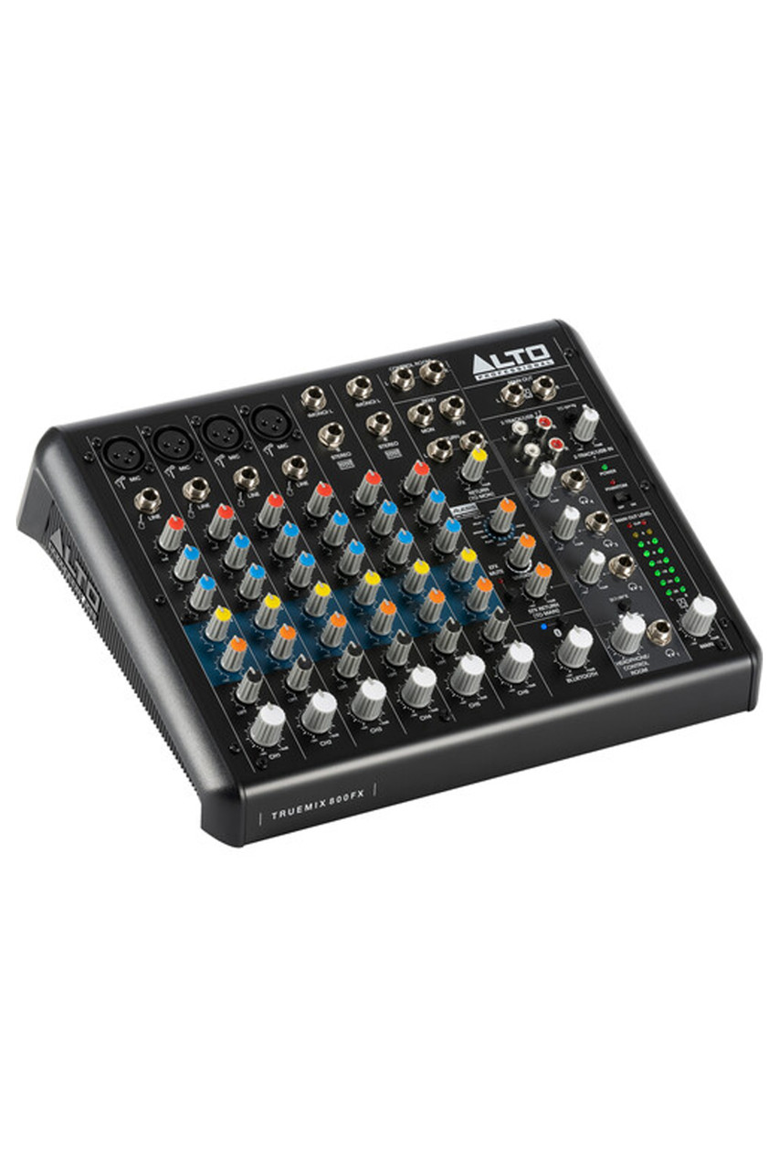 Alto Professional TrueMix 800 Series 8-Channel Analog Mixer with USB ...