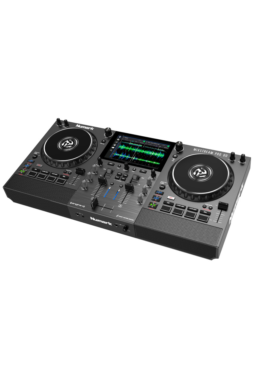 Numark Mixstream Pro Go Battery-Powered Standalone Streaming DJ