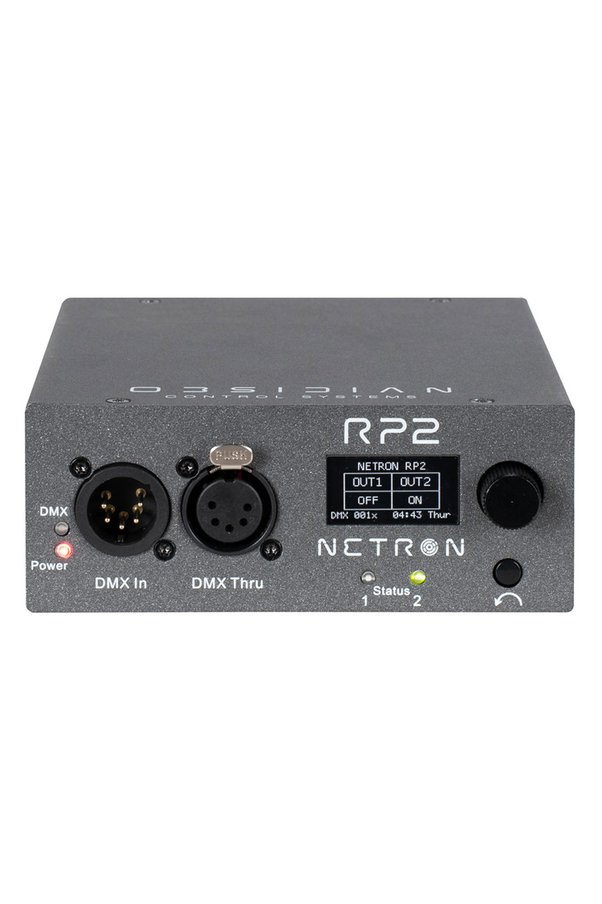 Elation Lighting NETRON RP2 Ch DMX/RDM 15A Power Relay