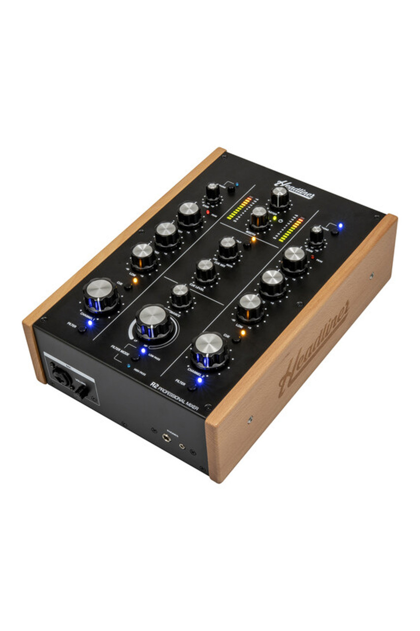 Headliner R2 Channel Rotary DJ Mixer.