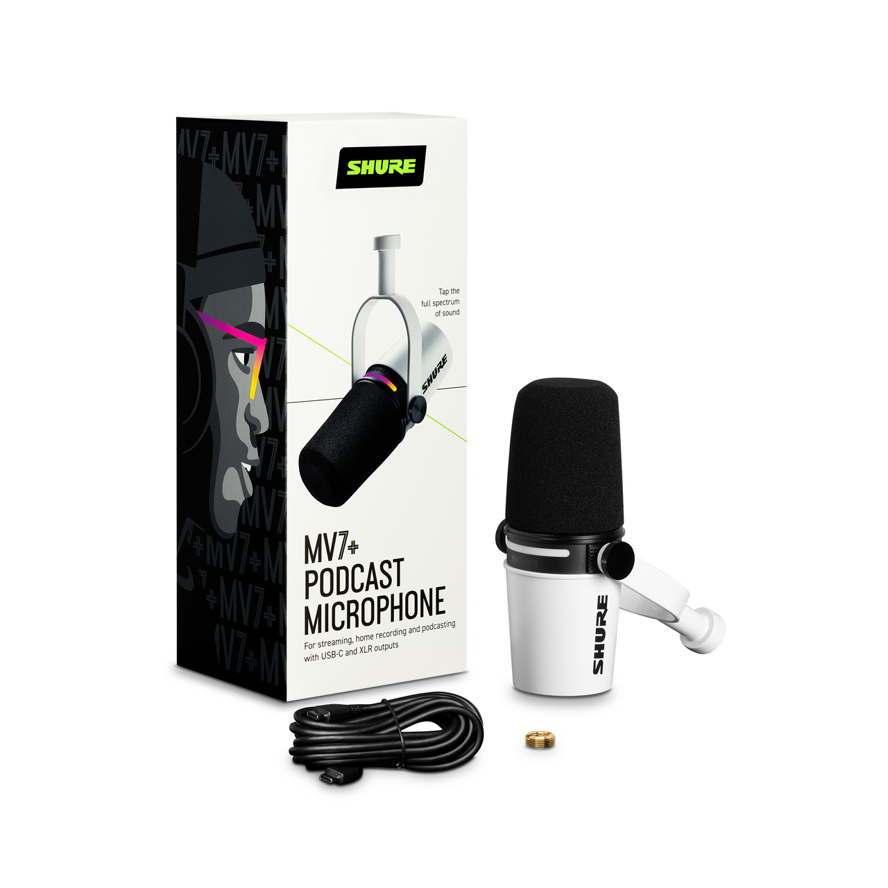 Shure MV7+ Microphone - Thumbnail 2