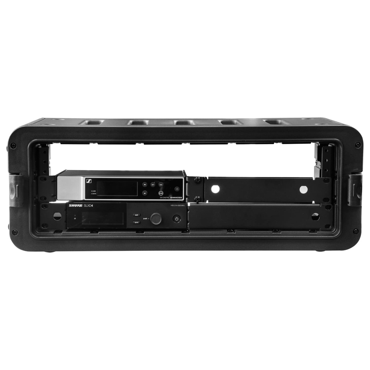 Odyssey Watertight 3U XS Rack Case with 4 Microphone Compartments