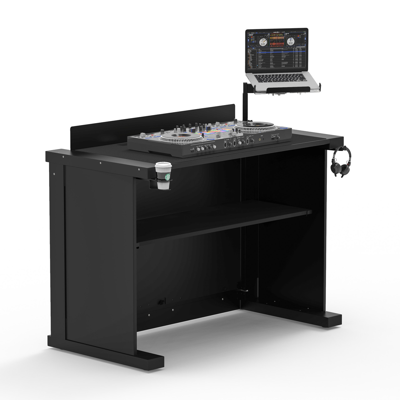 ProX XFH-HUMPTERB3BL BLACK B3 Workstation Quick Folding DJ