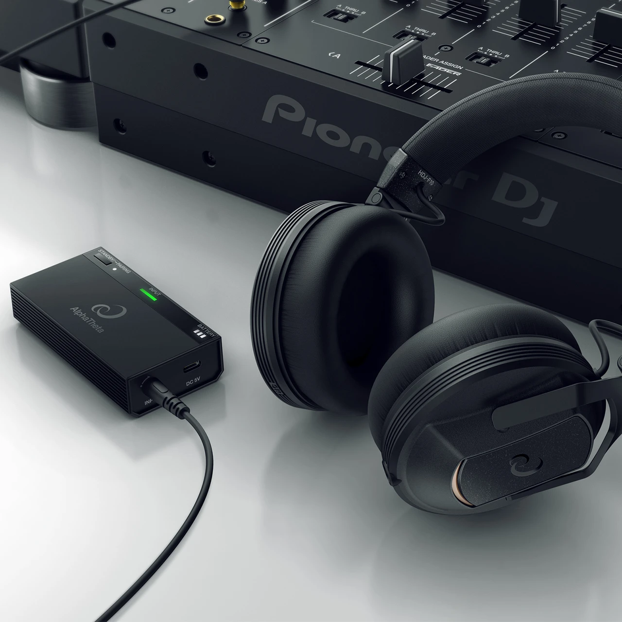 AlphaTheta HDJ-F10-TX Wireless DJ Headphones w/ Transmitter | Gear