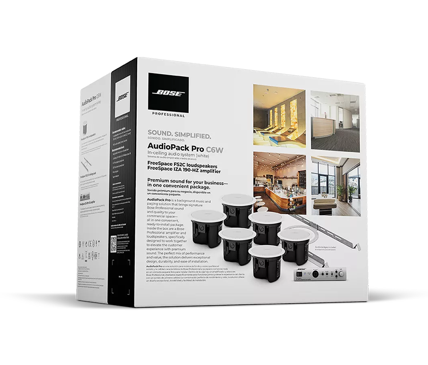 Bose Professional AudioPack Pro C6 In-Ceiling Audio System (White)