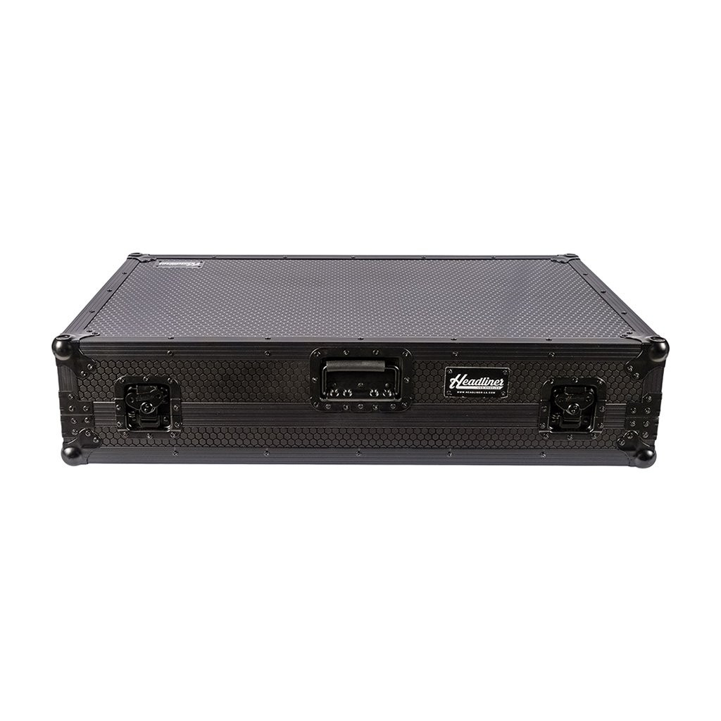 Headliner Pitch Black Low Profile Flight Case with Wheels for