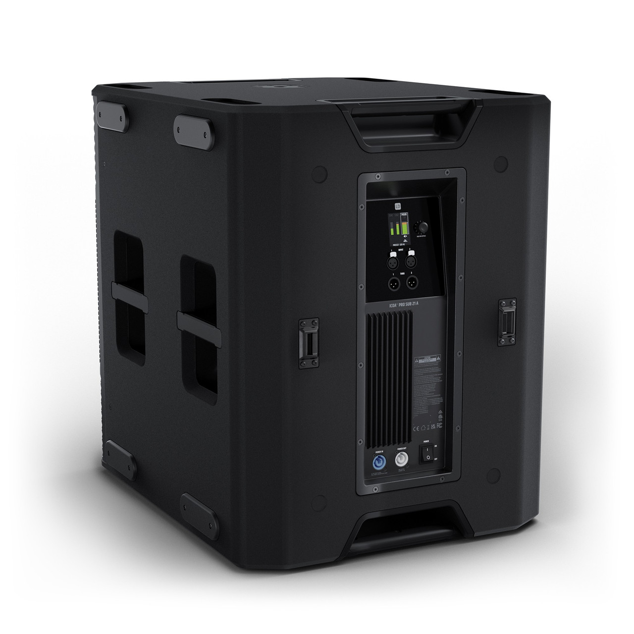 LD Systems Icoa Pro 21 A 2,500-watt 21-inch Powered Subwoofer - Black
