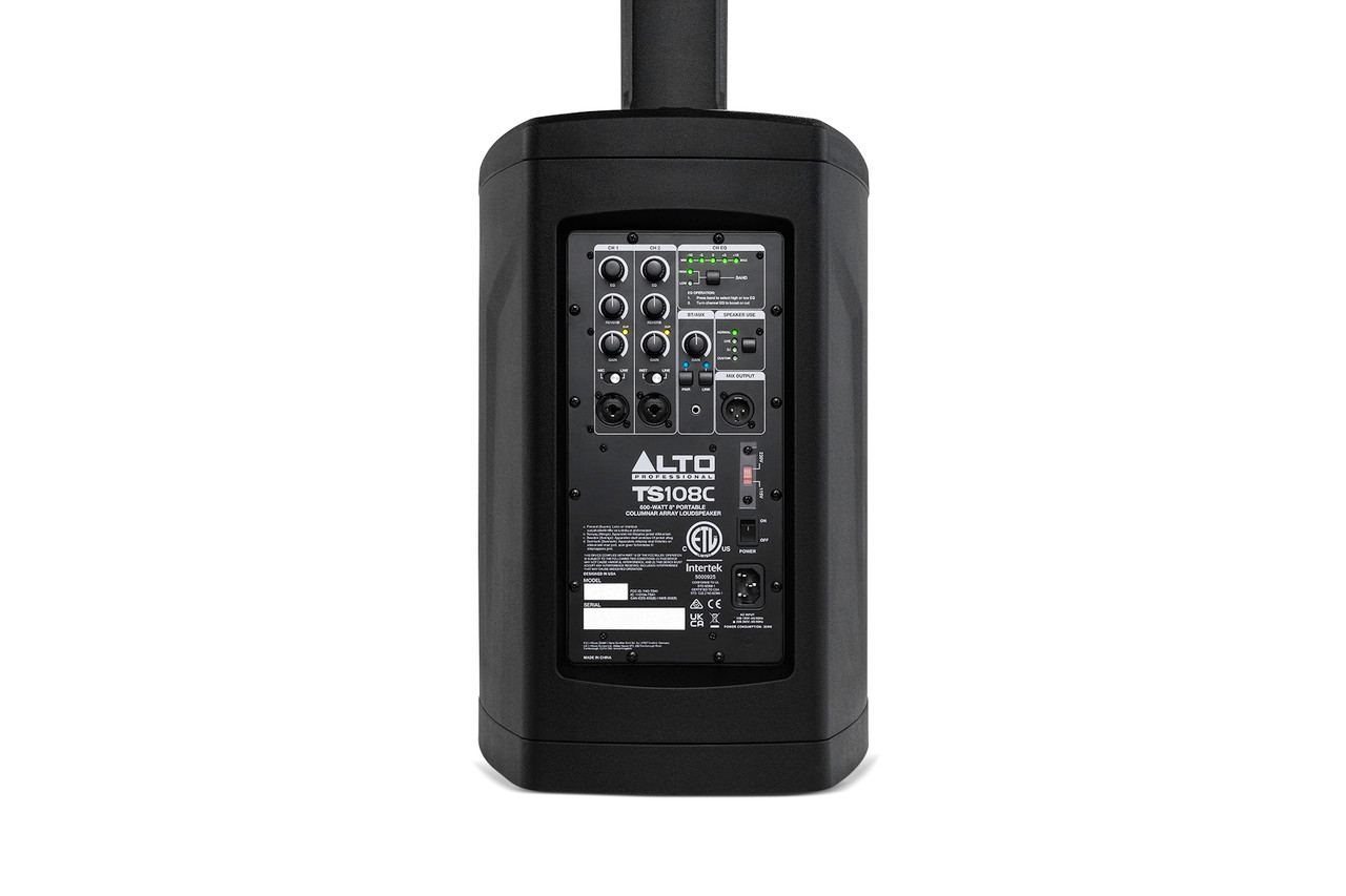 Alto Pro TS108C | 600W Column PA System with Bluetooth, Mixer