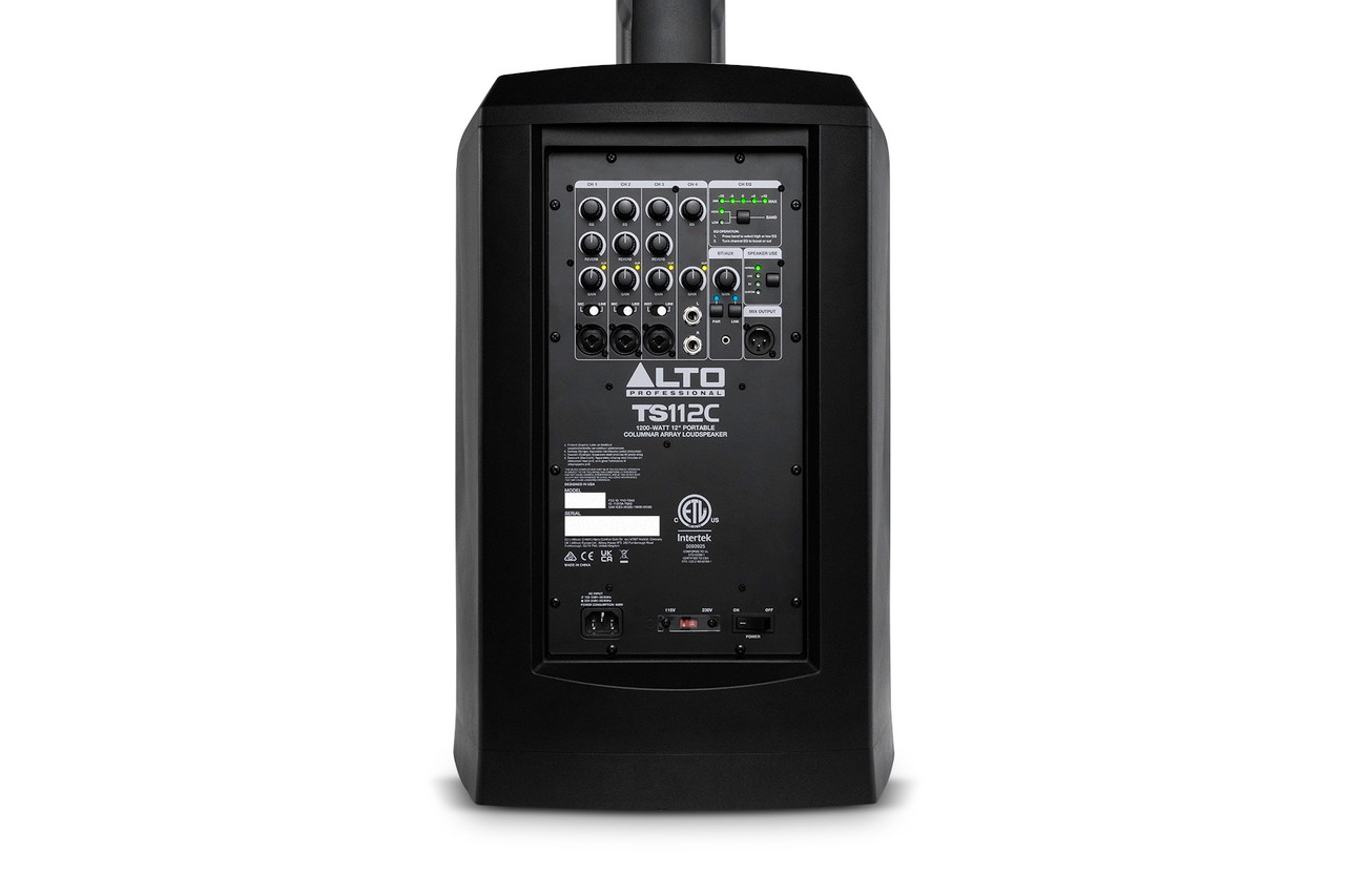Alto Professional TS112C | 1200W Column PA System | Gear Club Direct