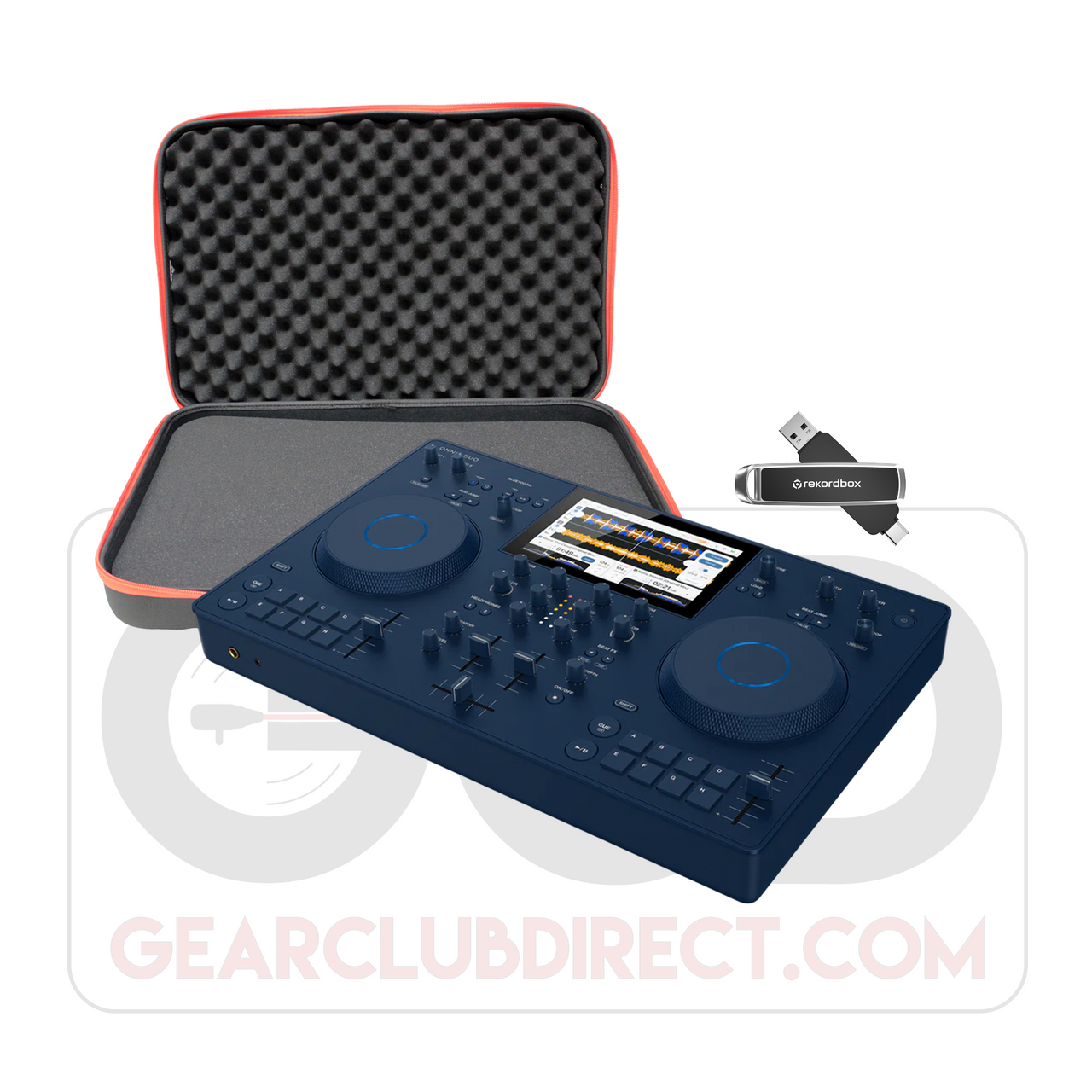 GCD Package: AlphaTheta Omnis Duo DJ Package with ProX Case & Sandisk DJ Flash Drive