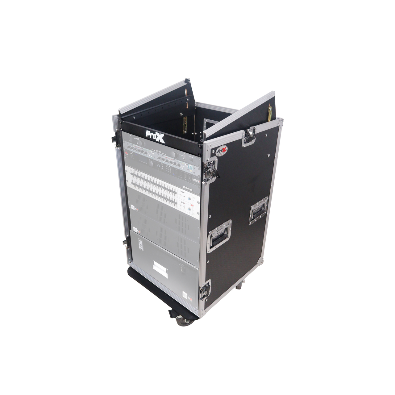 ProX T-18MRSS 18U Rack Case w/ 10U Mixer Top | Gear Club Direct
