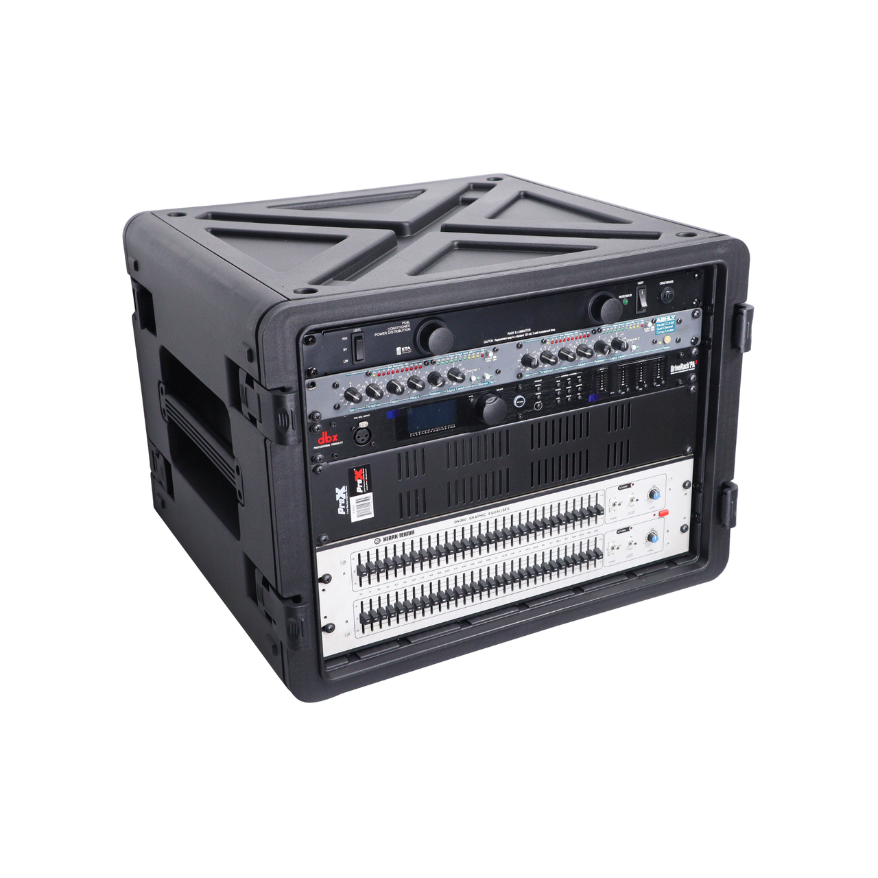 ProX XM-1216MIC UltronX Watertight Hard Case – Holds 16 Handheld Microphones, Tour-Ready