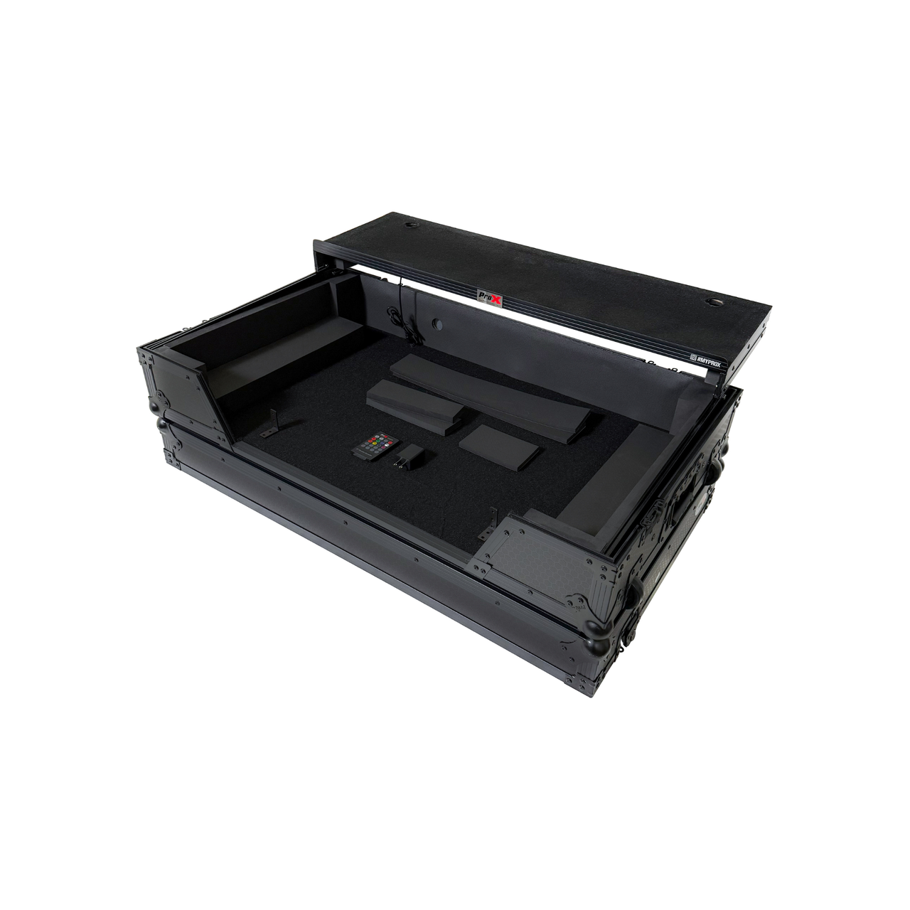 ProX XS-XDJAZWLTBLLED ATA Case Black LED | Gear Club Direct