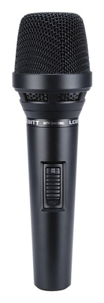 Lewitt MTP 240 DMs Dynamic Performance Microphone (ON/OFF Switch 