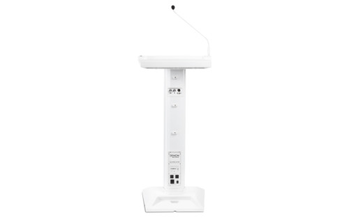 denon lectern active white